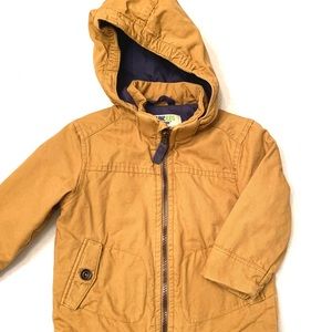 Tan Coat with Removable Hood